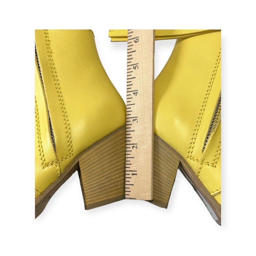 Acne Studios Pistol Boots in Lemon Yellow Leather – Size 37 – New in Box - Picture 16 of 16